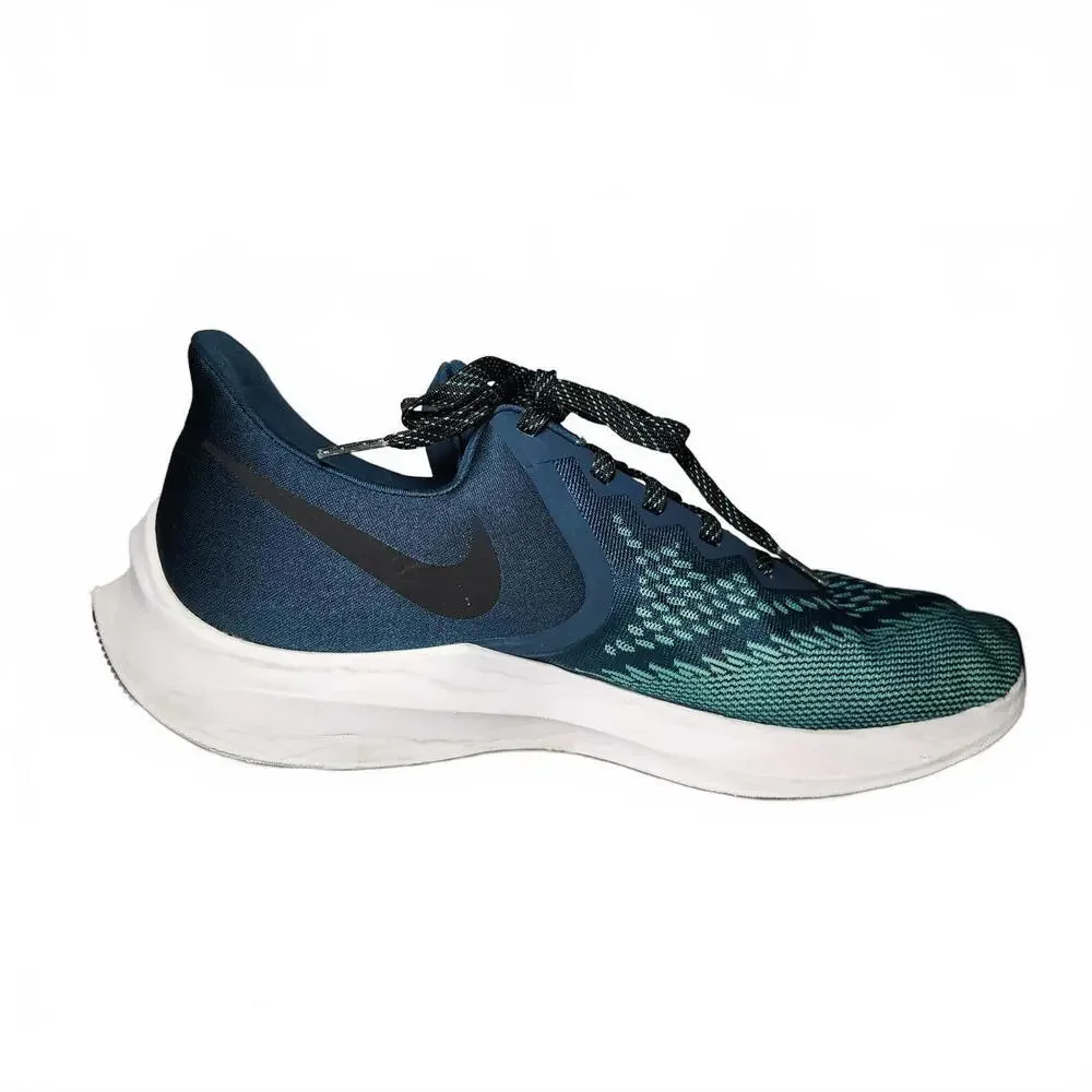 Nike Men's Zoom Winflo 7 Turbo Running Sneakers Size 11.5 Blue/Teal